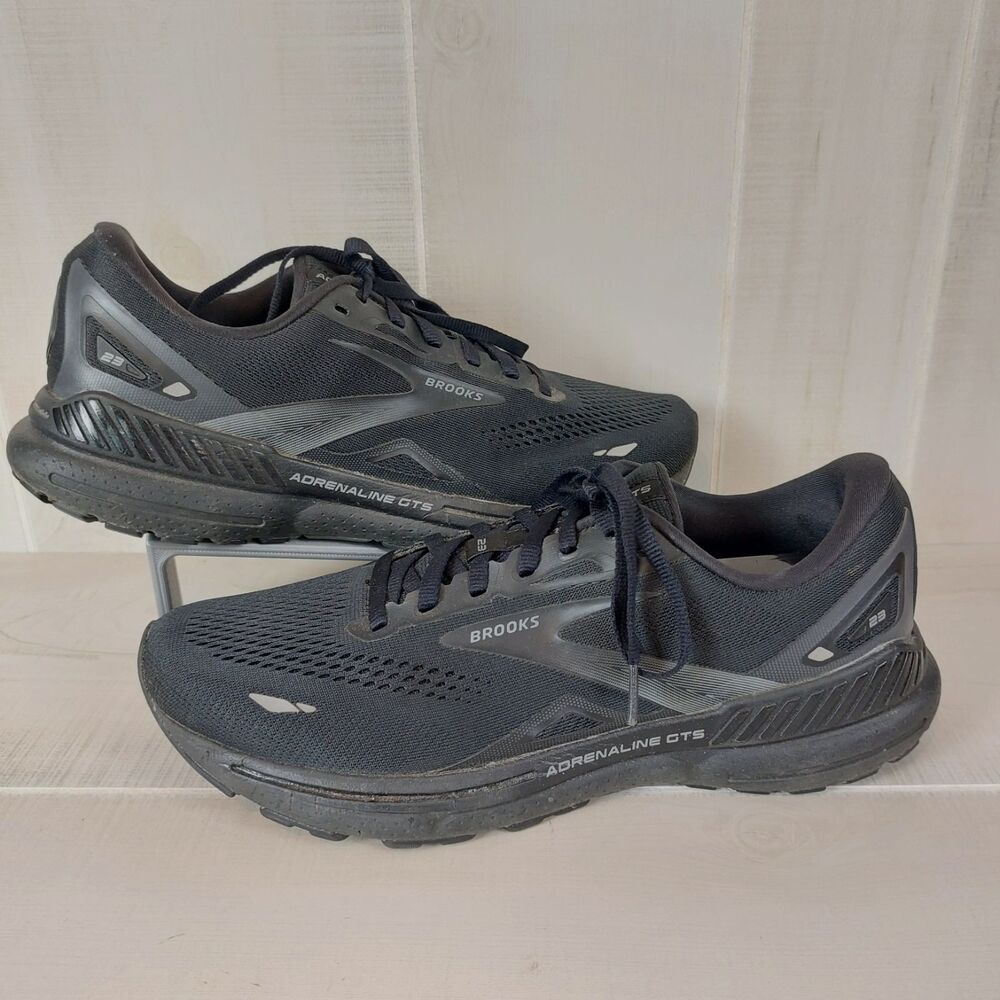 Brooks Adrenaline GTS 23 Running Shoes Womens Size 11 Black Athletic 1203811B020